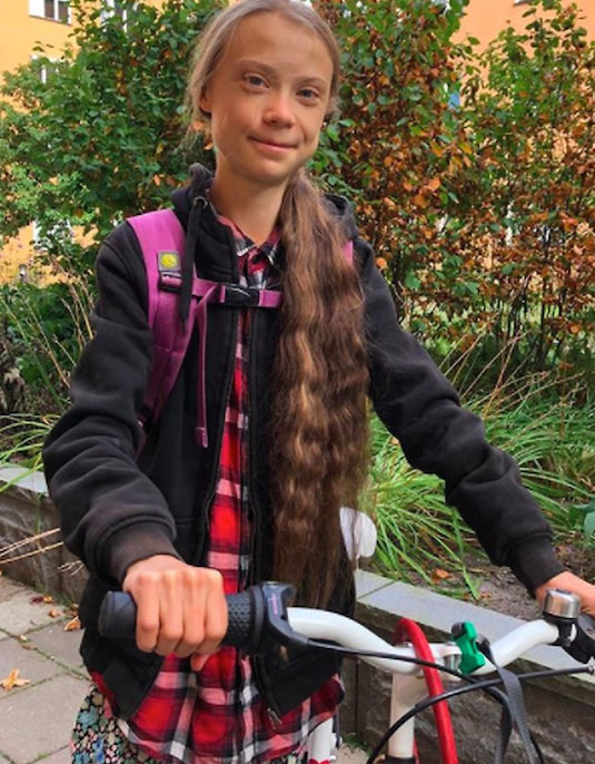 Greta Thunberg anunció que vuelve al colegio con esta foto