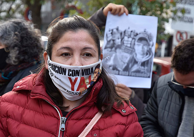 Cristina Castro, la madre de Facundo Castro, reclama por la aparición de su hijo