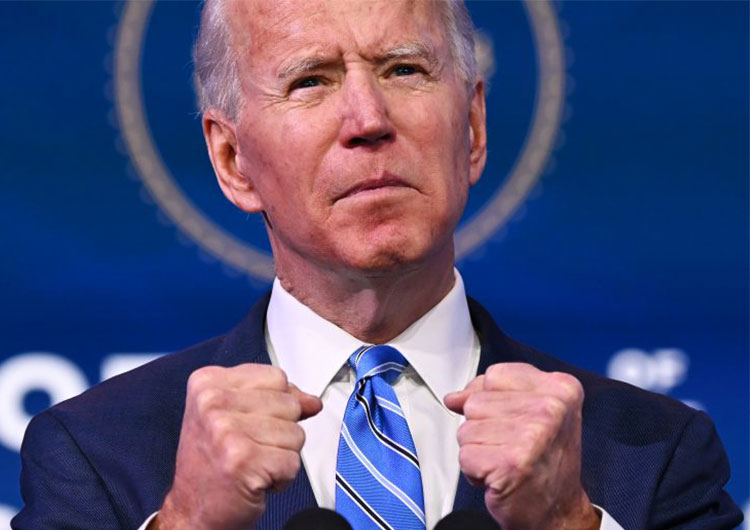 La investidura de Joe Biden se ha convertido en un acto con características atípicas. Foto: Jim Watson/AFP. Gentileza Newsweek en Español.