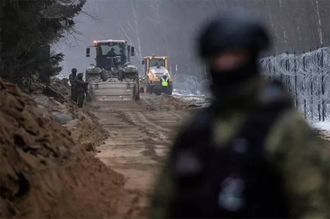 Polonia dice que el muro fronterizo con Bielorrusia estará terminado en junio